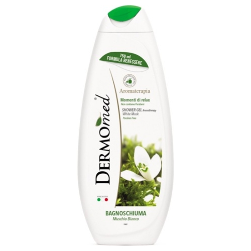 Gel de dus White Musk, 750 ml, DermoMed. Produs pentru igiena personala