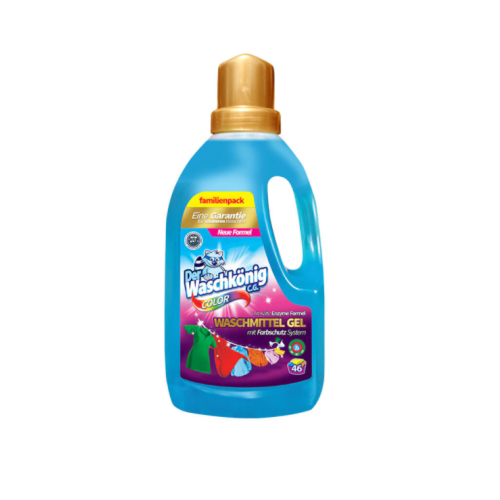 Detergent de rufe colorate, 1.625l, Der Waschkonig C.G. Produs pentru curatarea si igienizarea hainelor