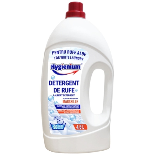 Detergent de rufe/haine albe Marseille, 90 spalari, 4.5 L, Hygienium