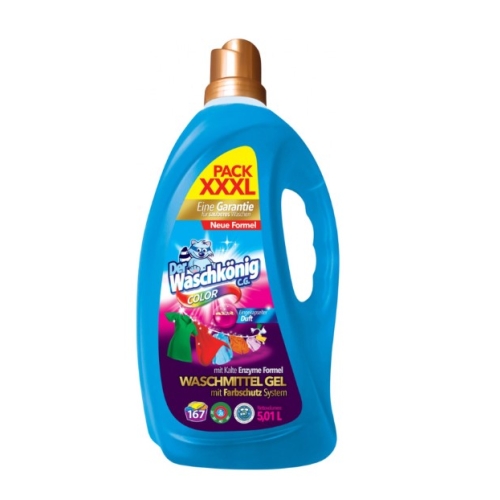 DER WASCHKONIG DETERGENT LICHID UNIVERSAL COLOR 5.01L 167 SPALARI