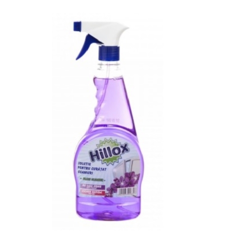 Detergent geam Liliac, 750 ml, Hillox