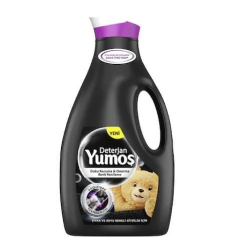 Detergent lichid pentru rufe negre si inchise la culoare, 42 spalari, 2520ml, Yumos