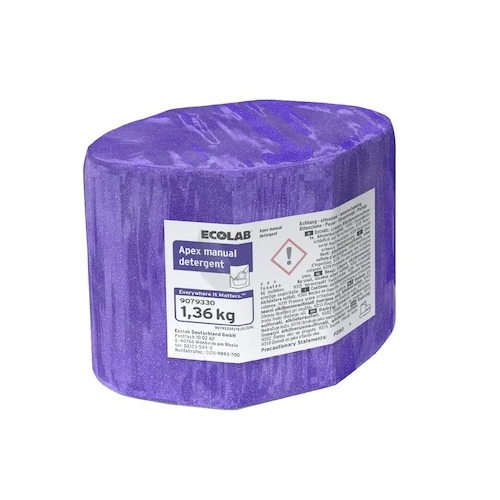 Detergent manual solid, 1.36 kg, Ecolab Apex
