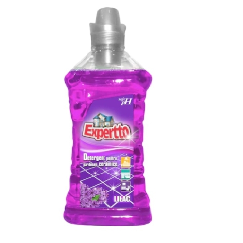 Detergent pardoseli ceramice Liliac, 1l, Expertto. Produse curatare casa si exterior, Solutie curatat podele