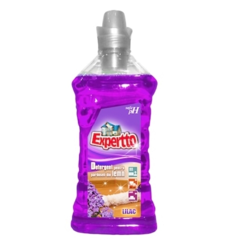 Detergent pardoseli din lemn Liliac, 1l, Expertto. Produse curatare casa si exterior, Solutie curatat podele