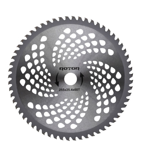 Disc motocoasa 60T cu Vidia 255x25,4x1,3 mm, ROTOR