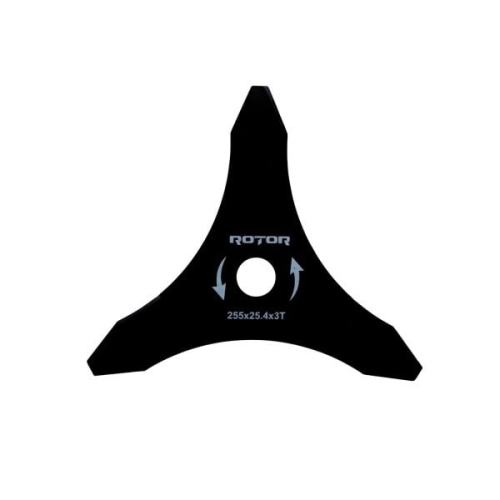 Disc Motocoasa Stea 3T ROTOR, 255x25.4x1.6mm, pentru cosit iarba