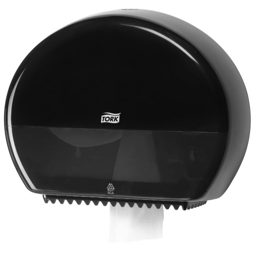 Dispenser hartie igienica Mini Jumbo, Negru, Tork 555008