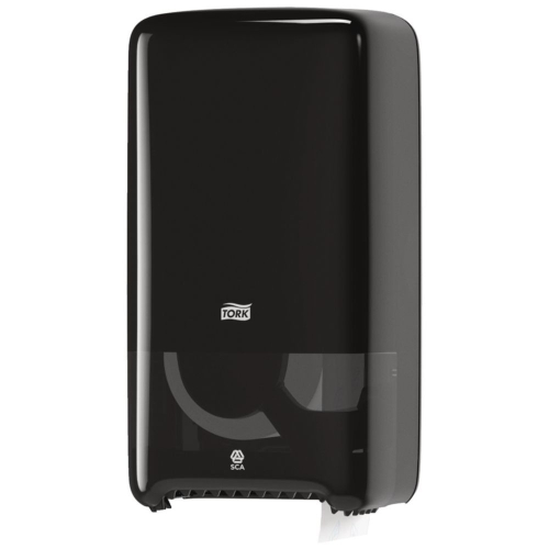 Dispenser hartie igienica Twin Mid-size, Negru, Tork 557508