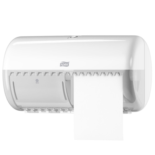Dispenser hartie igienica pentru 2 role, Alb, Tork 557000