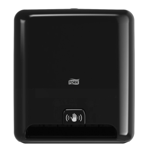 Dispenser prosoape de hartie cu senzor pentru rola, Negru, Tork 551108