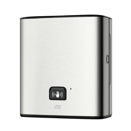 Dispenser prosop de hartie matic cu senzor, Inox, Tork 460001