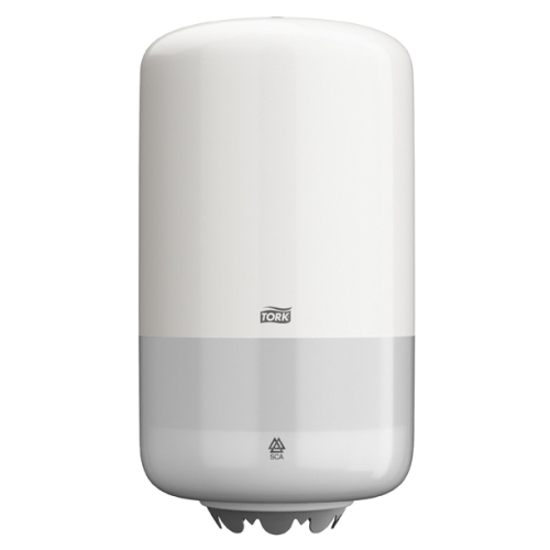 Dispenser prosop hartie cu derulare centrala mare, Alb, Tork 559000