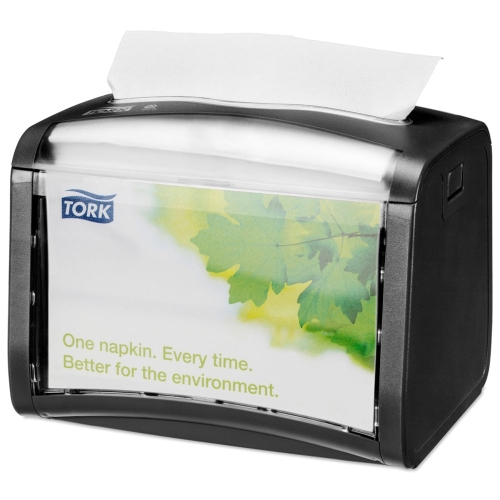 Dispenser servetele de masa pliate, Negru, Tork 272611