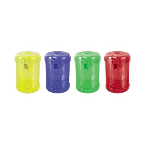 Ascutitoare plastic cu container, mare, diferite culori (DN101258)