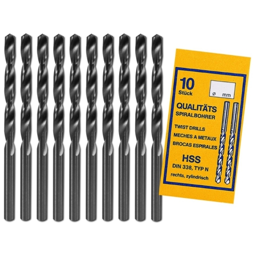 Donau Elektronik HSS29, set 10 burghie HSS, 2.9mm