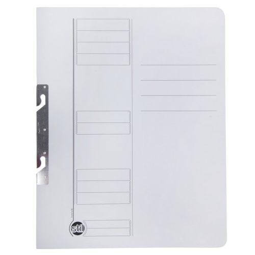 Dosar incopciat 1/1 STIL, carton, 230g/mp, alb