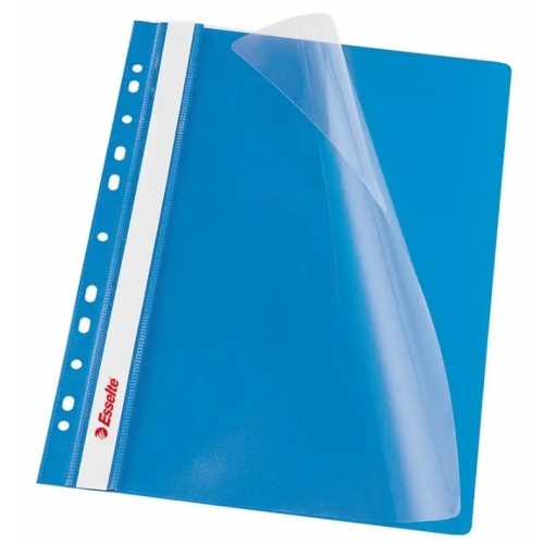 Dosar PP cu multiperforatii Esselte VIVIDA, A4, albastru, 10 buc/set