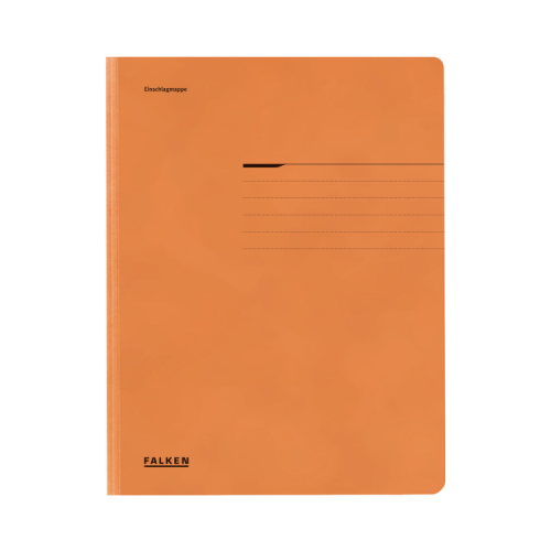 Dosar plic Lux Falken, carton, 320 g/mp, portocaliu (FA09406)