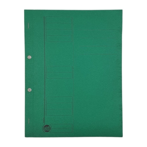 Dosar incopciat 1/1, cu capse STIL, verde