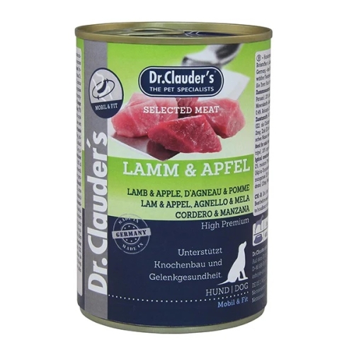 Hrana uscata Caini, Miel si mere, 400 g, Dr. Clauder`s Selected Meat 