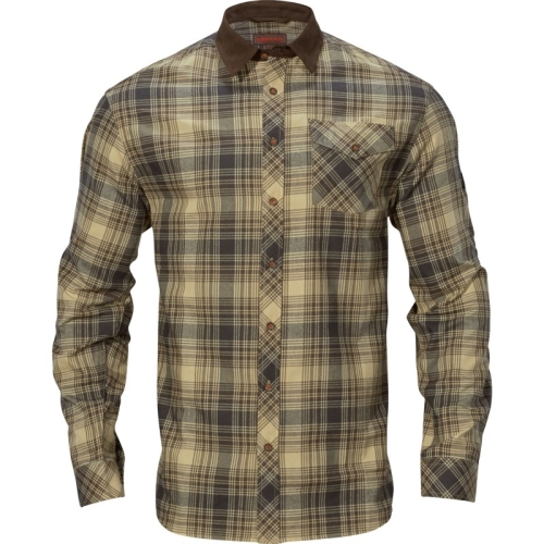 Camasa De Vanatoare Driven Hunt Flannel Shirt Light Teak Harkila
