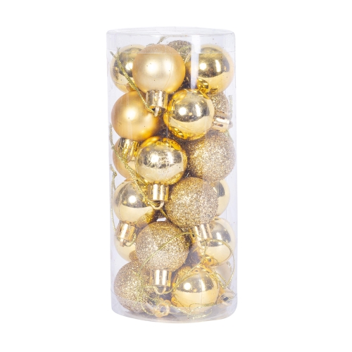 Prosper-Set-24-Globulete-galben-XMAS-diam.-3-cm-diferit -modele 