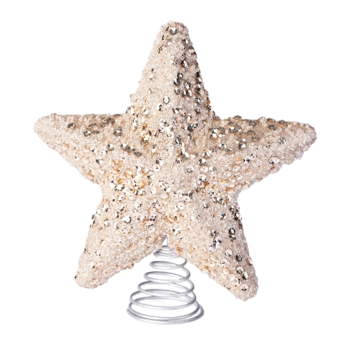 Prosper-Varf-de-brad-stea-sampanie-20cm-XMAS-CC159