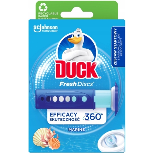 Odorizant pentru toaletă Fresh Discs Marine, 36ml, Duck