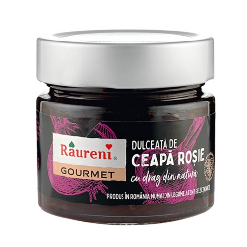 Dulceata de ceapa rosie, 250 g, Raureni	