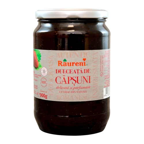 Dulceata capsuni 900 g, Raureni