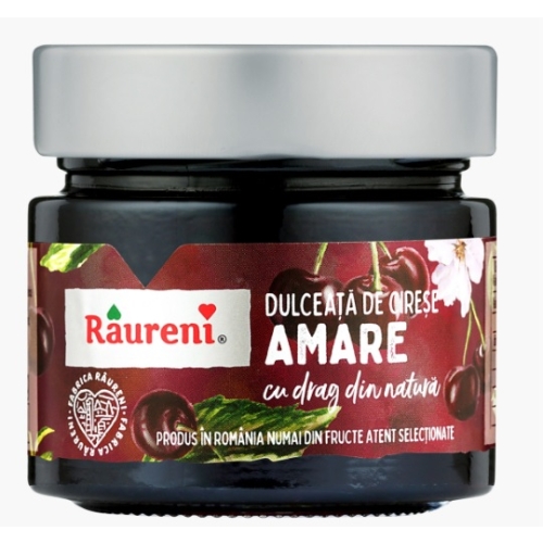 Dulceata cirese amare, 250 g, Raureni Dulceturi gemuri si creme tartinabile Raureni