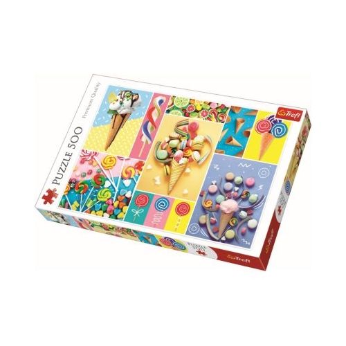 Puzzle dulciuri delicioase 500 de piese, Trefl
