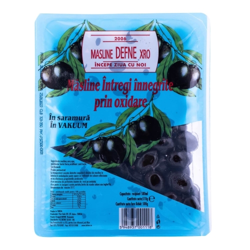 Masline intregi innegrite prin oxidare Defne, 500 gpe grupdzc.ro✅. Descopera gama copleta de produse la oferte speciale✅!