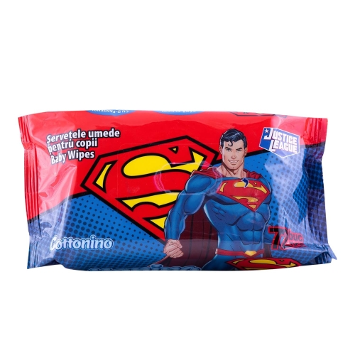 Cottonino Superman Servetele umede pentru copii, 72 buc. Produs pentru igiena persoanala