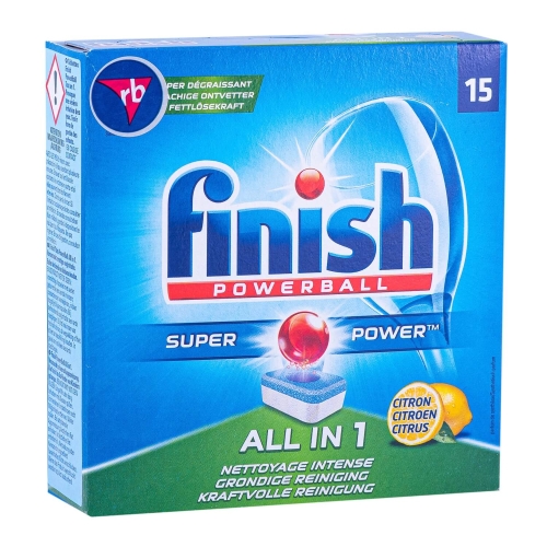 Finish Detergent vase pentru masina de spalat All in One Lemon, 15 tabletepe grupdzc.ro✅. Descopera gama copleta de produse la oferte speciale✅!