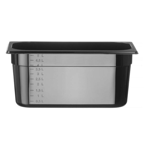 Recipient GN 1/3 COOL, HENDI, COOL, GN 1/3, 5.5 l, Negru, 325x176x(H)150mm