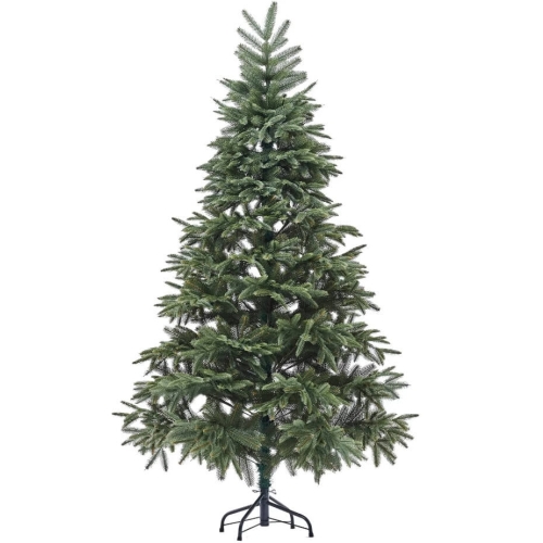 Brad Artificial de Craciun Elite Premium, din plastic, Crengi turnate 3D, Ace 2D, 180 CM, suport inclus