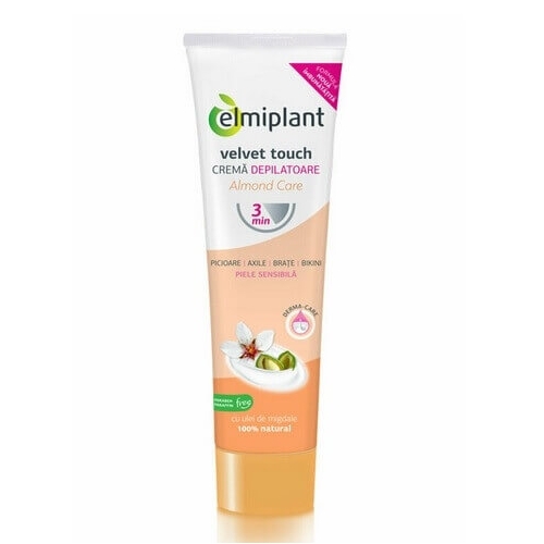 Elmiplant crema depilatoare almond care cu ulei de migdale, 150 ml. Produse pentru Ingrijire corp