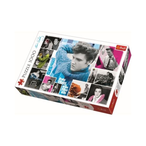 Puzzle Elvis Presley intodeauna tanar 1000 de piese, Trefl