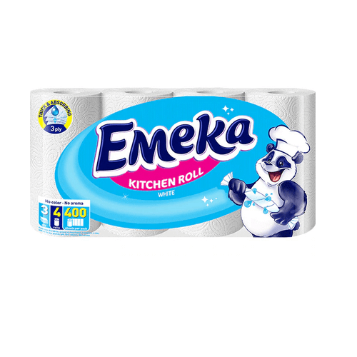 Emeka Prosoape de bucatarie, 3 straturi, 4 role
