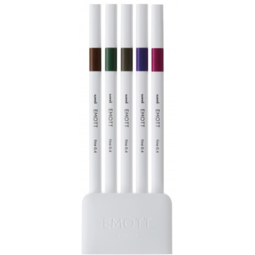 Set 5 culori vintage Fineliner, Emott (F419)