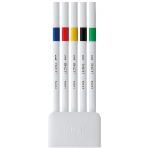 Set 5 culori de baza Fineliner, Emott (F417)