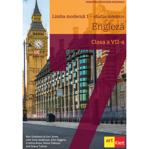 Limba moderna 1. Engleza Intensiv clasa a 7-a - Ben Goldstein, editura Art Grup