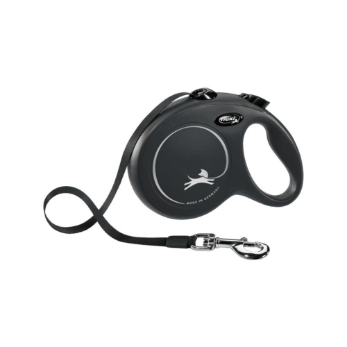 Flexi Lesa Classic, Banda, L: 5 m/50 kg, Negru, 11721