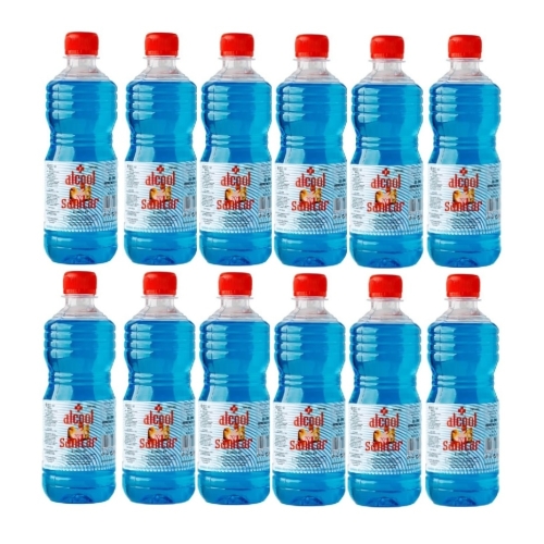 Pachet Eurol Spirt/Alcool sanitar 70% 12x500 ml, avizat Ministerul Sanatatii. Dezinfectanti maini si suprafete, Articole Sanitare