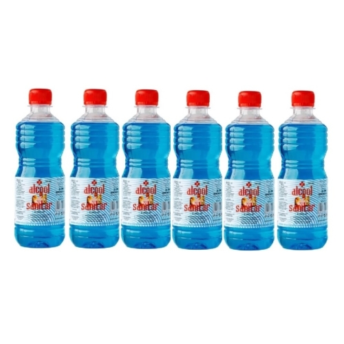 Pachet Eurol Spirt/Alcool sanitar 70% 6x500 ml, avizat Ministerul Sanatatii. Dezinfectanti maini si suprafete, Articole Sanitare
