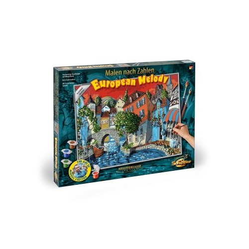 Kit pictura pe numere, the european melody, Schipper