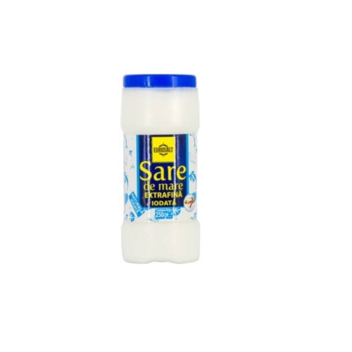 Eurosalt Sare de mare extrafina iodata, 250g