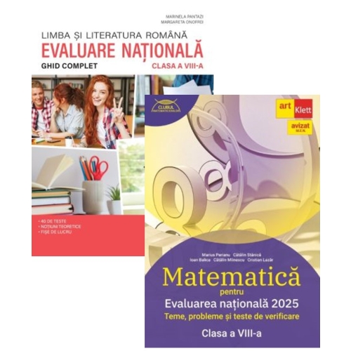 Pachet Evaluarea Nationala 2026. Limba si literatura romana si Matematica - Marinela Pantazi, Marius Perianu